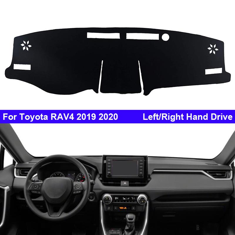 Накладка на переднюю панель автомобиля для Toyota RAV 4 2019 2020 RAV4 Накладка-защита на центральную консоль Автомобильный коврик на панель Коврик от солнца