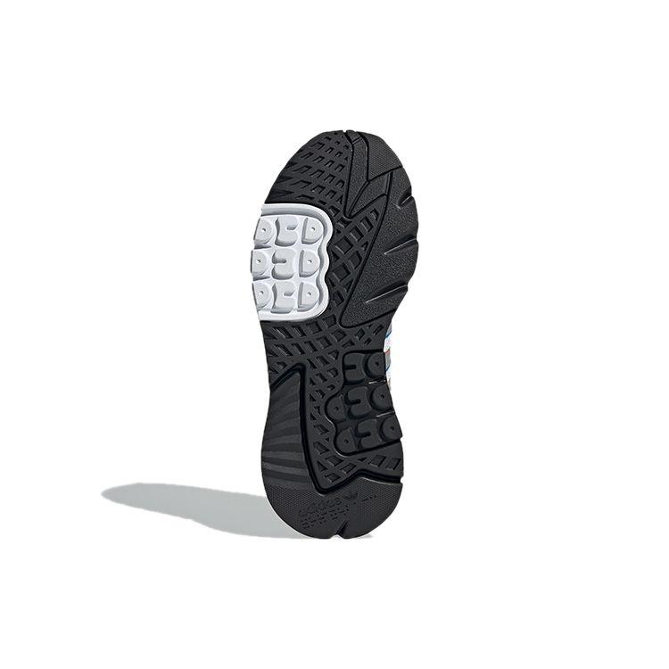 Adidas Оригинальные Nite Jogger Тканевые Спортивные Удобные Прочные Низкие Повседневные Кроссовки Унисекс Повседневная Обувь Белый Черный H01719