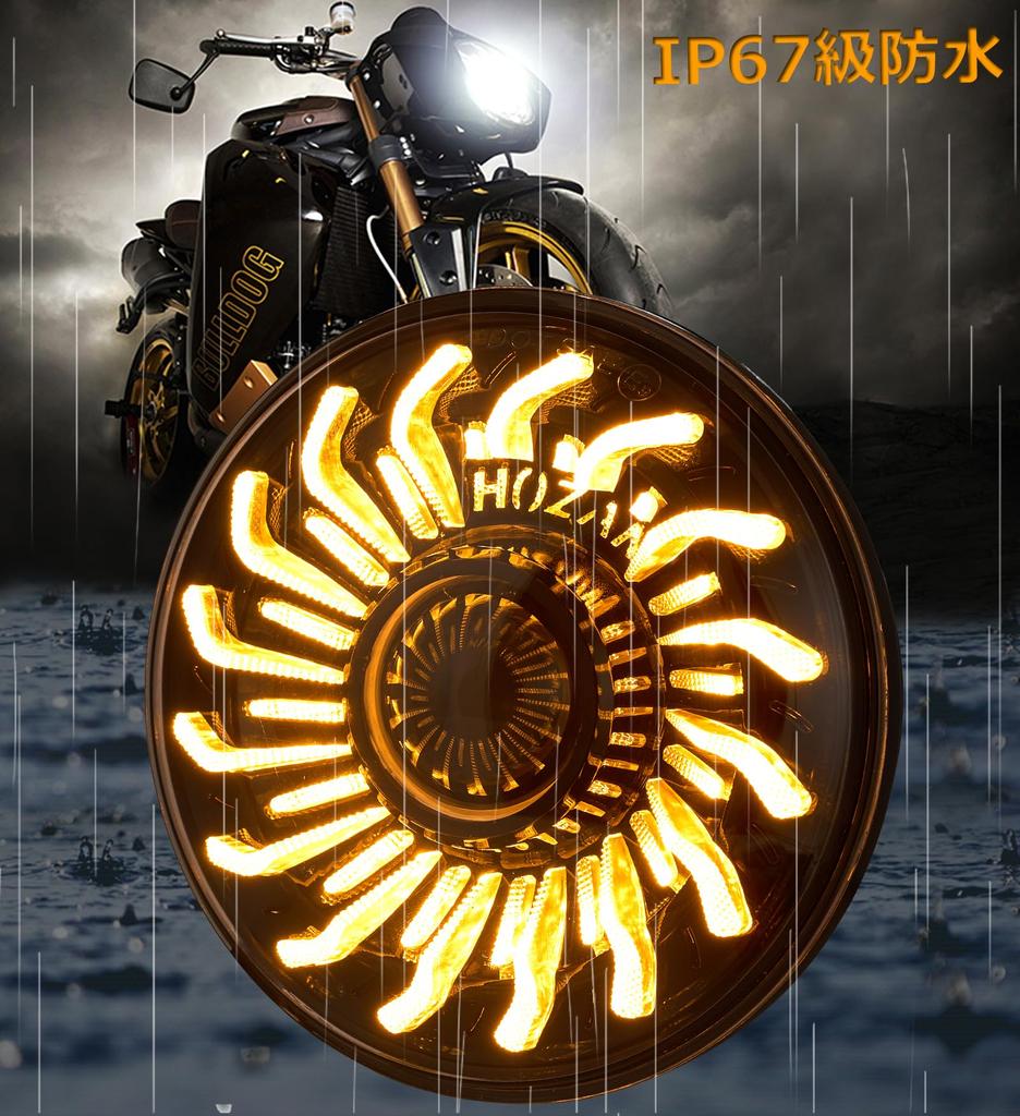 HENGTUAOTO Cross Cub CC110 эксклюзивная дюймовая светодиодная фара с лепестками хризантемы DRL Фиксирующее кольцо для фары Специальный кабель-адаптер с балластом Применимо