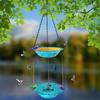 Pet Bird Outdoor Garden Hanging Bird Bath Bird Feeder