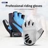 Cycling Gloves Half Finger Breathable Anti-Slip Shock Absorbing Lightweight for Road Mountain Bike Outdoor Sports Men Women