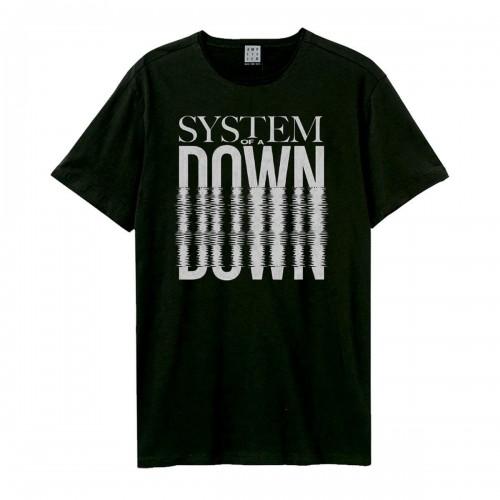Amplified Unisex Adult Statue Ripples Systems Of A Down T-Shirt