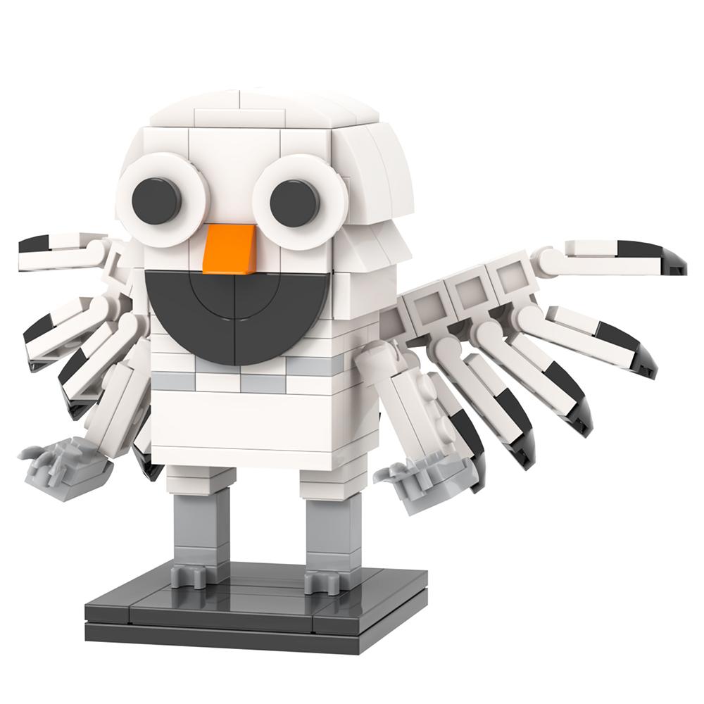 MOOXI MOC Горячая Игра Ужасов 99 Ночей Фигурка Животное Олень Сова Коза Модель Конструктор Игрушка Для Ребенка Взрослого Кирпичик Подарок На День Рождения