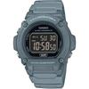 CASIO Стандартные цифровые часы W-219HC-2BV Мужские Матовый Серовато-голубой Зарубежная модель