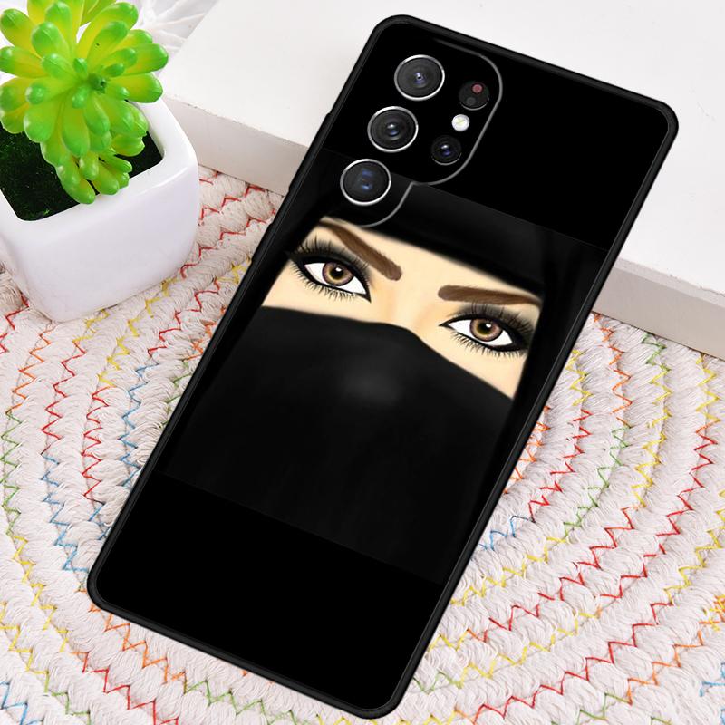 Арабская женщина в никабе Чехол для iPhone с изображением лица для Samsung Galaxy note 10 pro S26 Ultra S23 S24 FE S25 S21 S22 PLUS ударопрочный Чехол