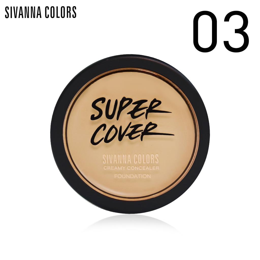Sivanna Colors Кремовая консилерная основа UV25 №01 - 03 14 г. HF6051 - Тайская косметика для макияжа