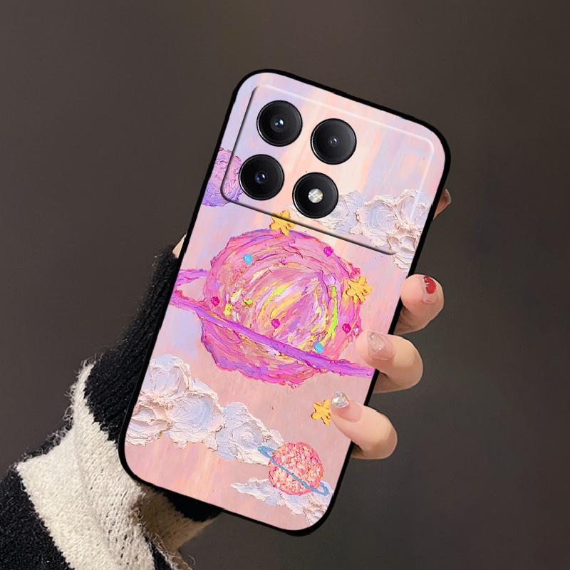 Чехол для Xiaomi Poco X6 Pro Модный Рисунок Мягкий Силиконовый Задний Чехол Для Xiaomi PocoX6 Pro Funda Poco X6Pro Бампер Мультяшный Capa