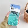 Чехол для телефона Samsung A15 A13 A35 A55 A51 A71 A41 A31 A21S A03S A05 A17 A23 A25 A33 A53 A73 5G A07 4G Прозрачный чехол Океан Дельфин