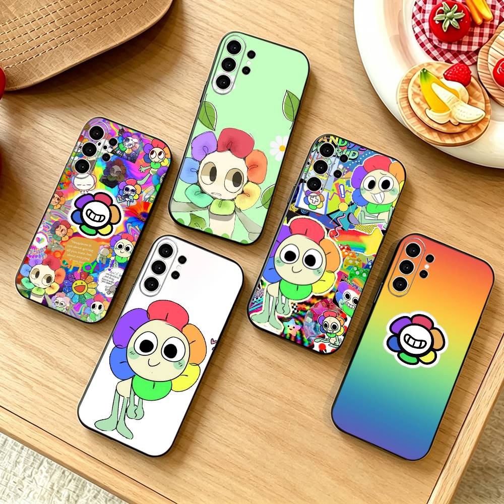 D-Dandy World Чехол для телефона для Samsung S25, S24, S21, S22, S23, S30, Ultra, S20, Plus, Fe, Note, 10, 9, 5G Черный чехол