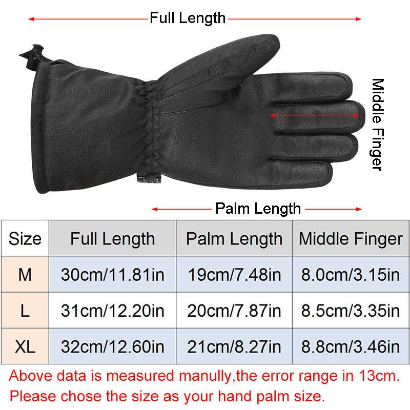 Черные -30 зимние теплые лыжные перчатки водонепроницаемые мужские и женские перчатки для сноуборда перчатки для снегоходов мотоциклетные варежки с сенсорным экраном на запястье