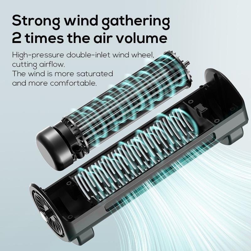 Новый вентилятор для автомобильного сиденья, электрический портативный вентилятор для автомобильного сиденья для переднего и заднего сиденья пассажира, питание от USB, 3 скорости, сильный охлаждающий воздушный вентилятор, регулируемый ремень
