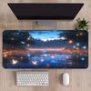 Очень большой коврик для мыши с горным пейзажем и утолщенным краем с оверлоком для офисных столов