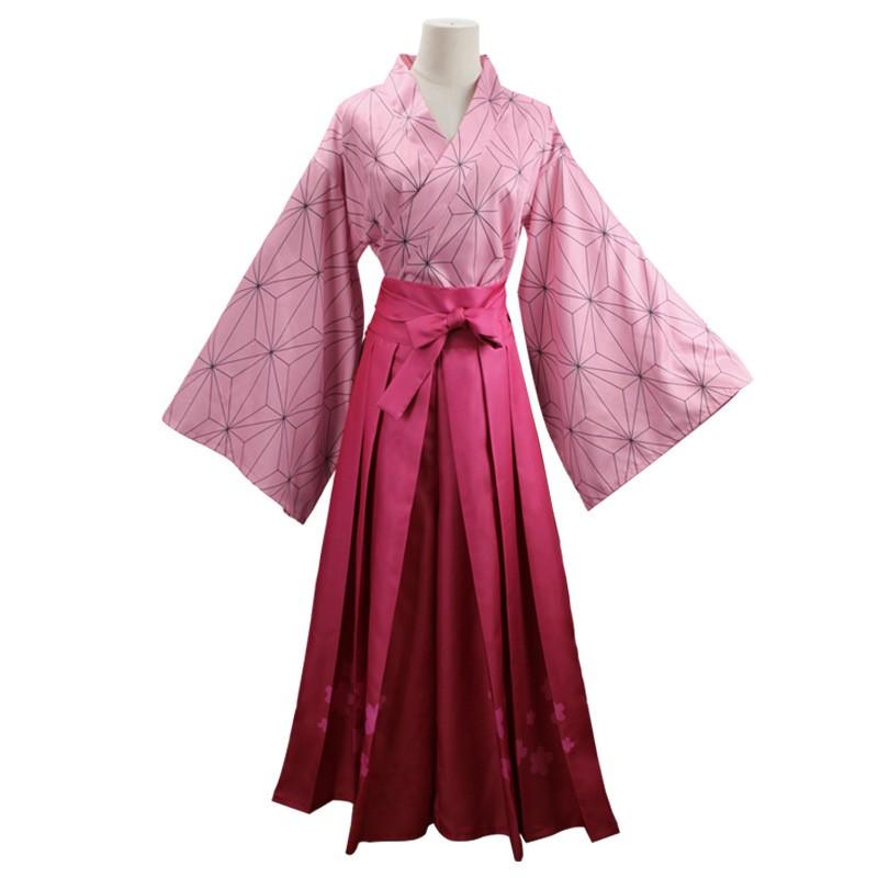 Demon Slayer Cosplay Costume Kimono Anime Convention Roleplay