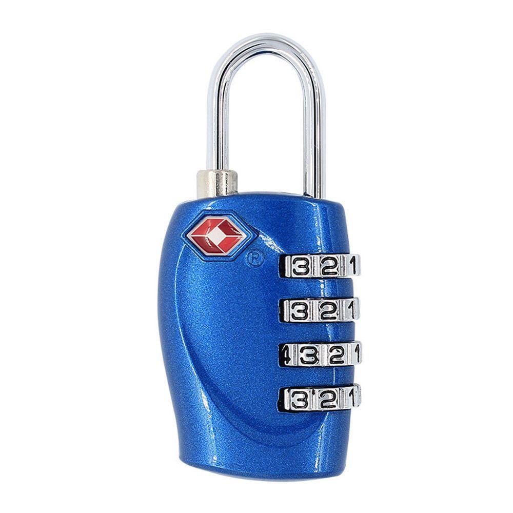 Lock Portable Padlock with Steel Cable Customs Code Lock Smart Combination Lock TSA Customs Lock