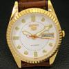 ВОССТАНОВЛЕННЫЕ ВИНТАЖНЫЕ МУЖСКИЕ ЧАСЫ SEIKO 5 AUTOMATIC JAPAN С БЕЛЫМ ЦИФЕРБЛАТОМ a434406-2