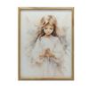 Angel Gift Angel Gift, 30X40 Cm, Gold Aluminum Frame, 230 Gsm Matte Paper