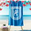 CS Universitatea Craiova 2D Flat Print Beach Towel, Large Soft Quick Dry Towel for Beach Camping Swimming