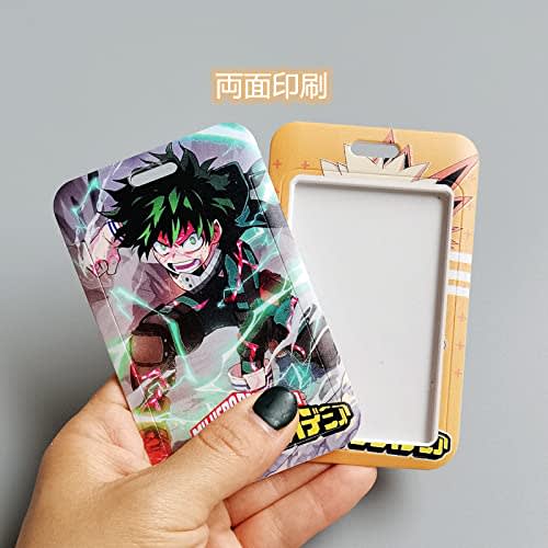 My Hero Academia Card Holder, IC Card Case, Pass Case, Commuter Pass Case, Card Storage, Employee ID, Transportation Card, Campus Card, Decorative, Si