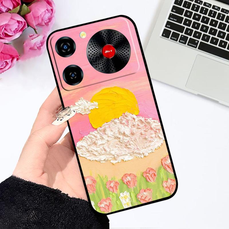 Case For Nubia Music 2 Phone Cover Music2 4G Soft Silicone TPU Coque Shell For ZTE nubia Music Bumper Fundas Cases Color Painted