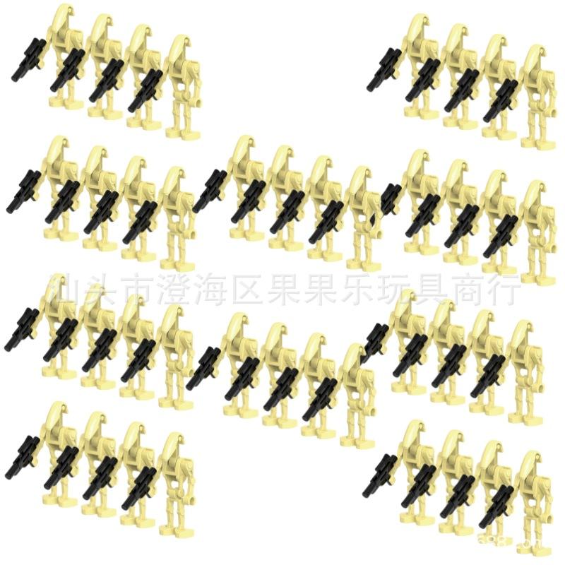 Star Wars Battle Droid Building Blocks Toy Figure Set for Boys, DIY Assembly Puzzle Bricks Kit, Bagged Multiple Styles