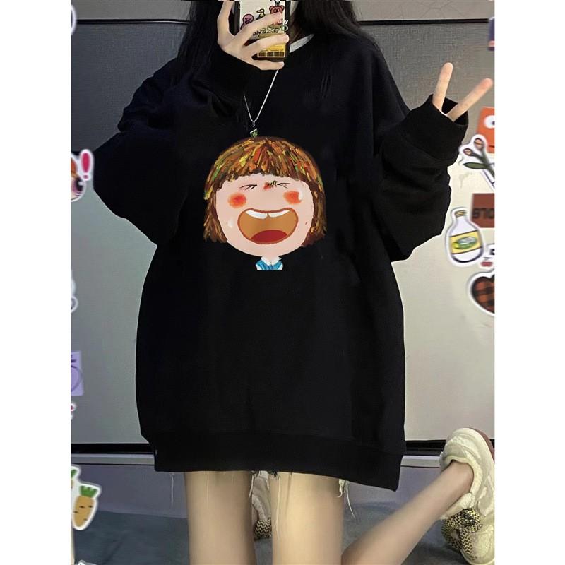 Womens Oversized Cotton Hoodie Long Sleeve Loose Fit Casual Sweatshirt Winter