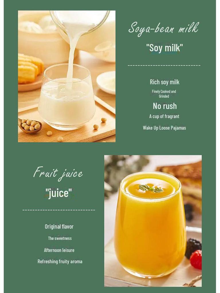 Мини-машина для соевого молока объемом 800 мл: Полностью автоматическая мелкая бытовая техника для 1-2 человек, смешивание продуктов и революционные технологии