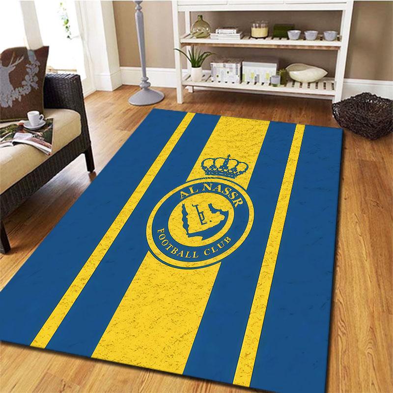 Al-Nassr FC Carpet Rug for Living Room Bedroom Home Sofa Decoration,Kids play Non-slip Floor Mat
