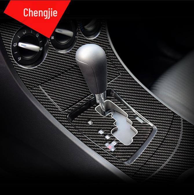 Отделка салона из углеродного волокна Mazda3 Xingcheng для центральной консоли и стеклоподъемников