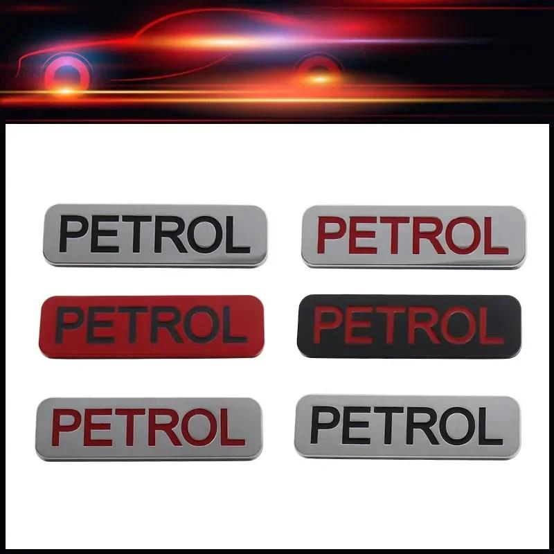 3D Premium Petrol Oil Vehicle Fuel Marking car Engine Hood Fender Tail Rear Decal Emblem Badge Sticker for Universal