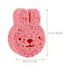 Duck Children's Bath Sponge Sponges Body Wash Bathing Cute Frosted Wood Pulp Baby Bath Brush Rubbing Towel for Home Star Rabbit