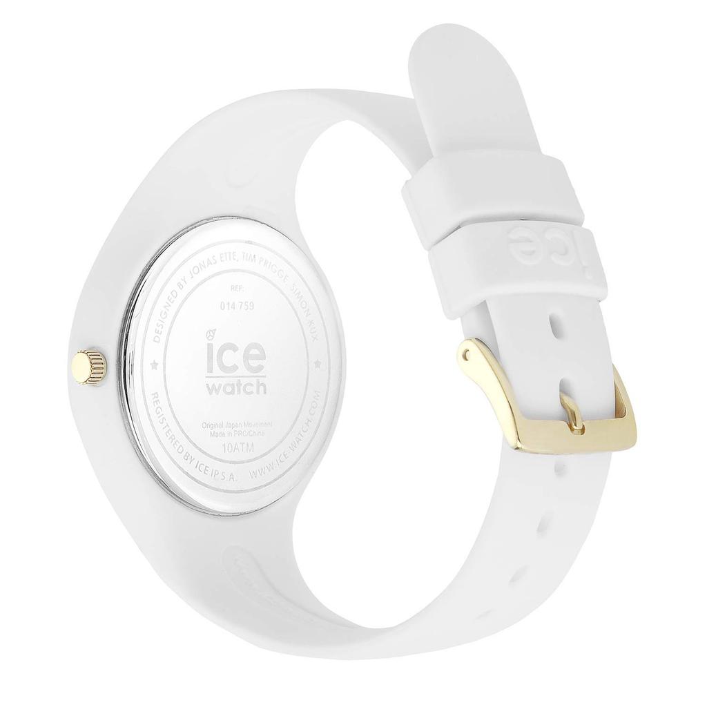 Ice Watch Watch 014759 Ice Glam Gold White Numbers Small 3H [Ice-watch] Women's