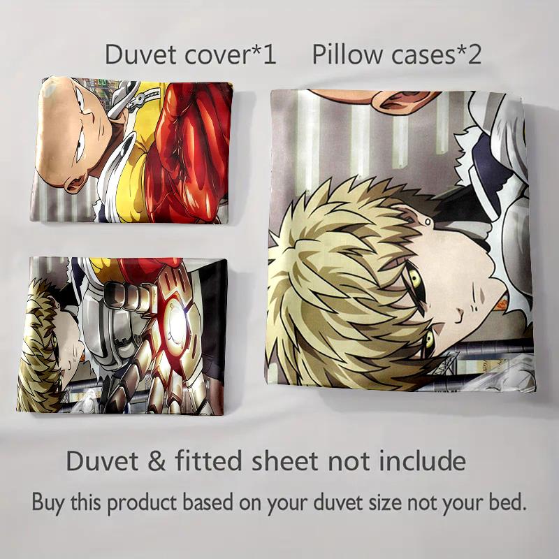Anime characters design. Bedding Duvet cover sets Duvet covers Pillowcases gifts (1 * Duvet Cover 2 * Pillowcases, without duvet insert)