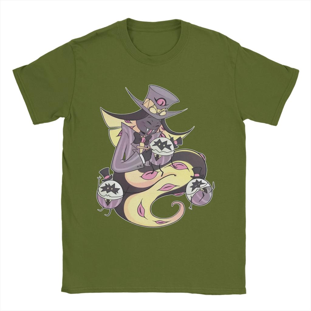 Мужские футболки Sir Pentious Hazbins Hotels из чистого хлопка, повседневные футболки с коротким рукавом и круглым вырезом, летние футболки