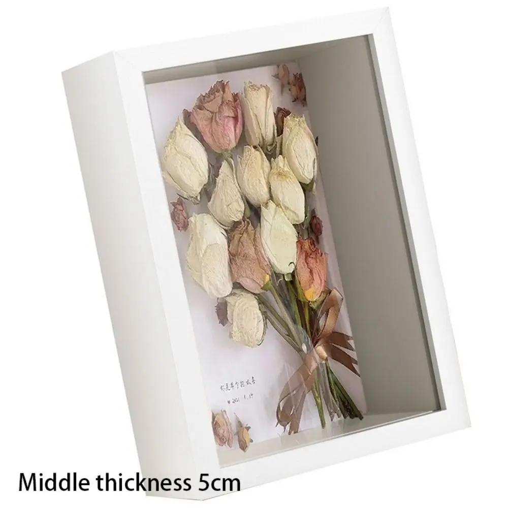 Dried Flower Shadow Specimen Range Deep Box Display Box Picture Memory Case Frame Box Photo Display