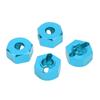 4 шт. 12 мм шестигранные ступицы колес гайки алюминиевый сплав высокая точность RC колесо шестигранные ступицы приводной адаптер для 110