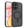 KEYSION Магнитный чехол для телефона HONOR 400 Pro 5G Силикон+ПК Матовый Полупрозрачный Прозрачный Противоударная Задняя Крышка для Honor 400 Lite 5G