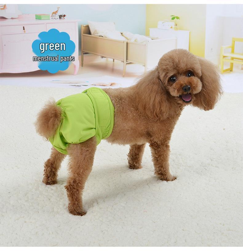 Pet Dog Clothes: Velcro Anti-Harassment Pants for Small To Large Breeds (Teddy, Golden Retriever, Labrador) for Menstrual and Physiological Needs.