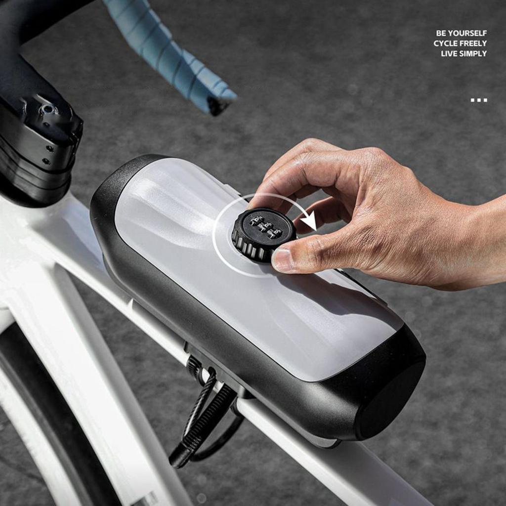 Бокс для хранения с замком Водонепроницаемая сумка-органайзер на пароле для велосипеда Противоугонный кодовый замок для велосипеда для мужчин, женщин, мальчиков, девочек, молодежи, подростков