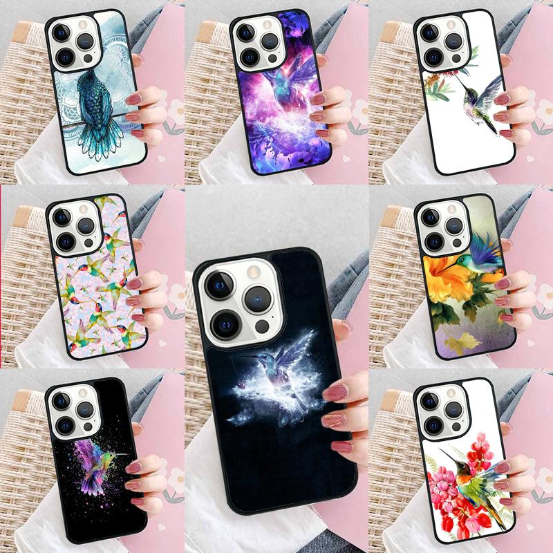 Чехол для телефона с колибри для iPhone 18 17 Air 15 16e 14 13 Pro Max Coque 12 11 Pro Max PLUS