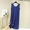 Women's Plus Size Modal Sleeveless Mid-Length Camisole Nightgown