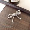 Metal Bowknot Heart Barrettes Hairpin Women Elegant Side Bangs Duckbill Clip Women Girls Hairclip Hair Accessories