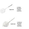 Large leakage hole Colander Stainless Steel Ladle Skimmer Spider Mesh Strainer  French Fries