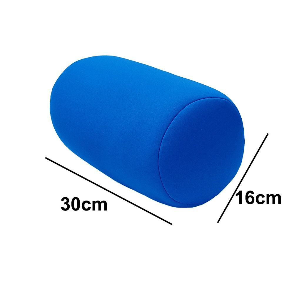 Mini Microbead Bolster Tube Pillow Foam Particle Neck Support Pillow New Back Cushion Travel Use