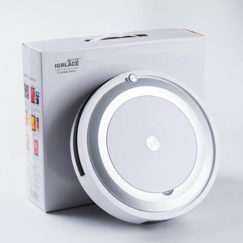 Mini Wireless Auto Robotic Vacuums With Cleaning Timer No Dead Ends Super Quiet Wet/Dry Use for All Flat Floor