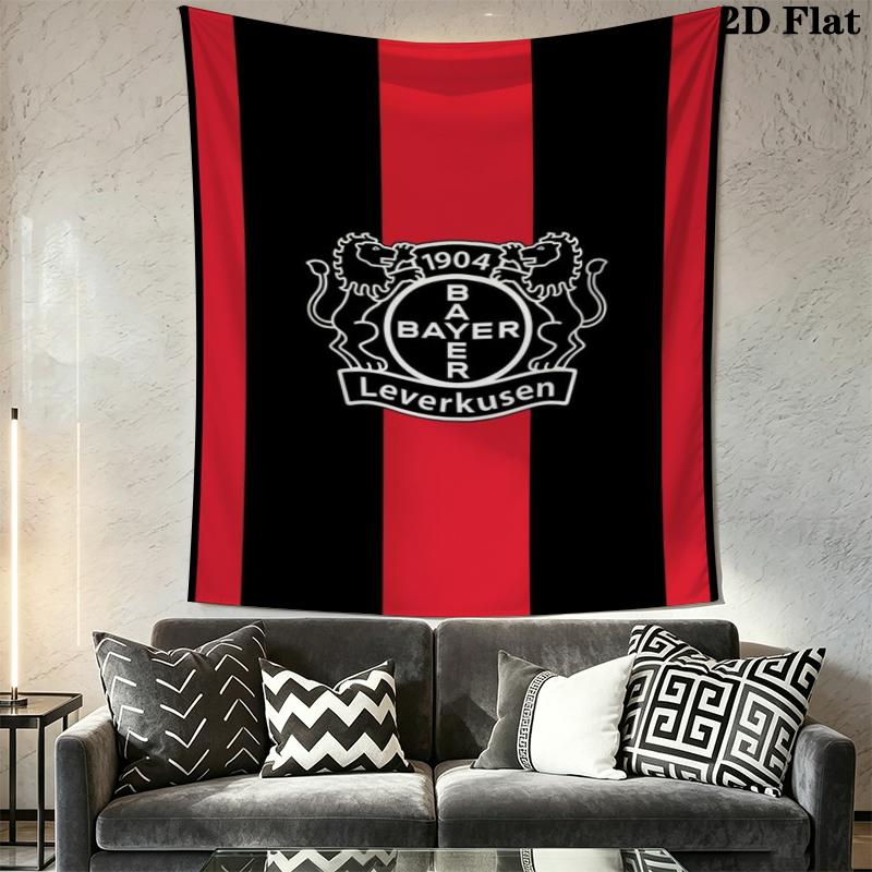 Bayer 04 Leverkusen Wall Tapestry Aesthetic Wall Hanging Printed Fabric Blanket Decorative Tapestries for Bedroom Living Room Home Decor
