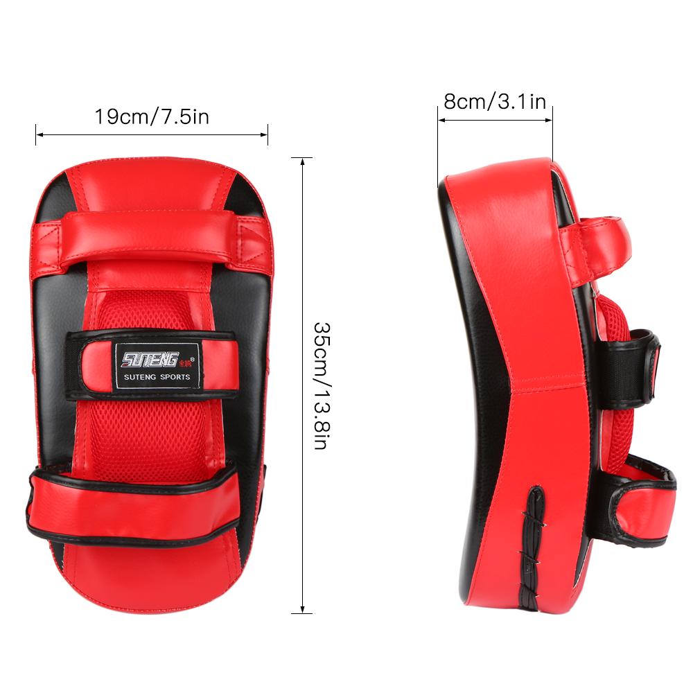 Boxing Glove Kick Boxing Muay Thai Punching Pad Curved Strike Shield Boxing Training Mitt Punching