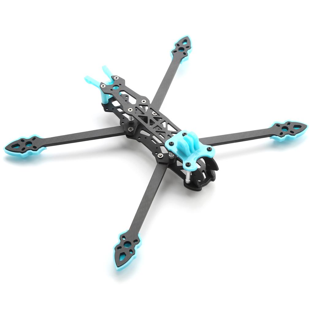 Рама квадрокоптера Mark4 8 дюймов 375 мм с 5-миллиметровой стрелой, 3K Carbon Fiber 8'' FPV Freestyle, пульт дистанционного управления