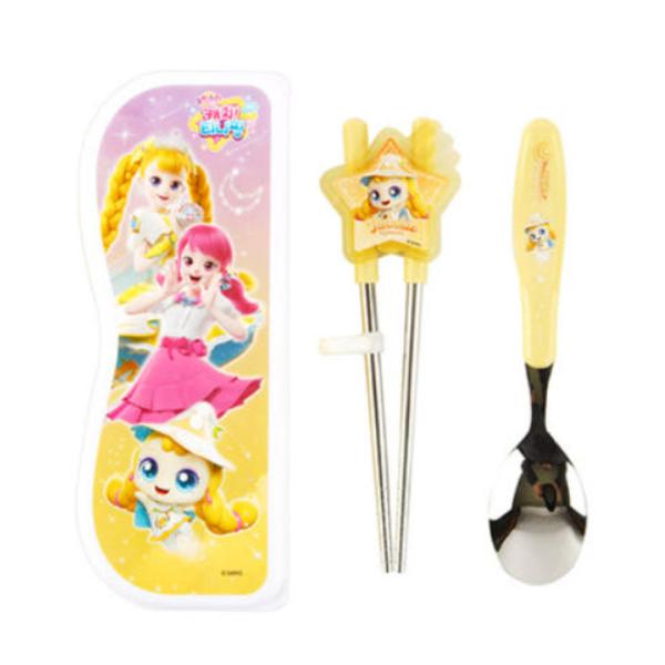Catch! Teenieping Spoon & Both-Hand Training Chopsticks Case Set (9 Options)