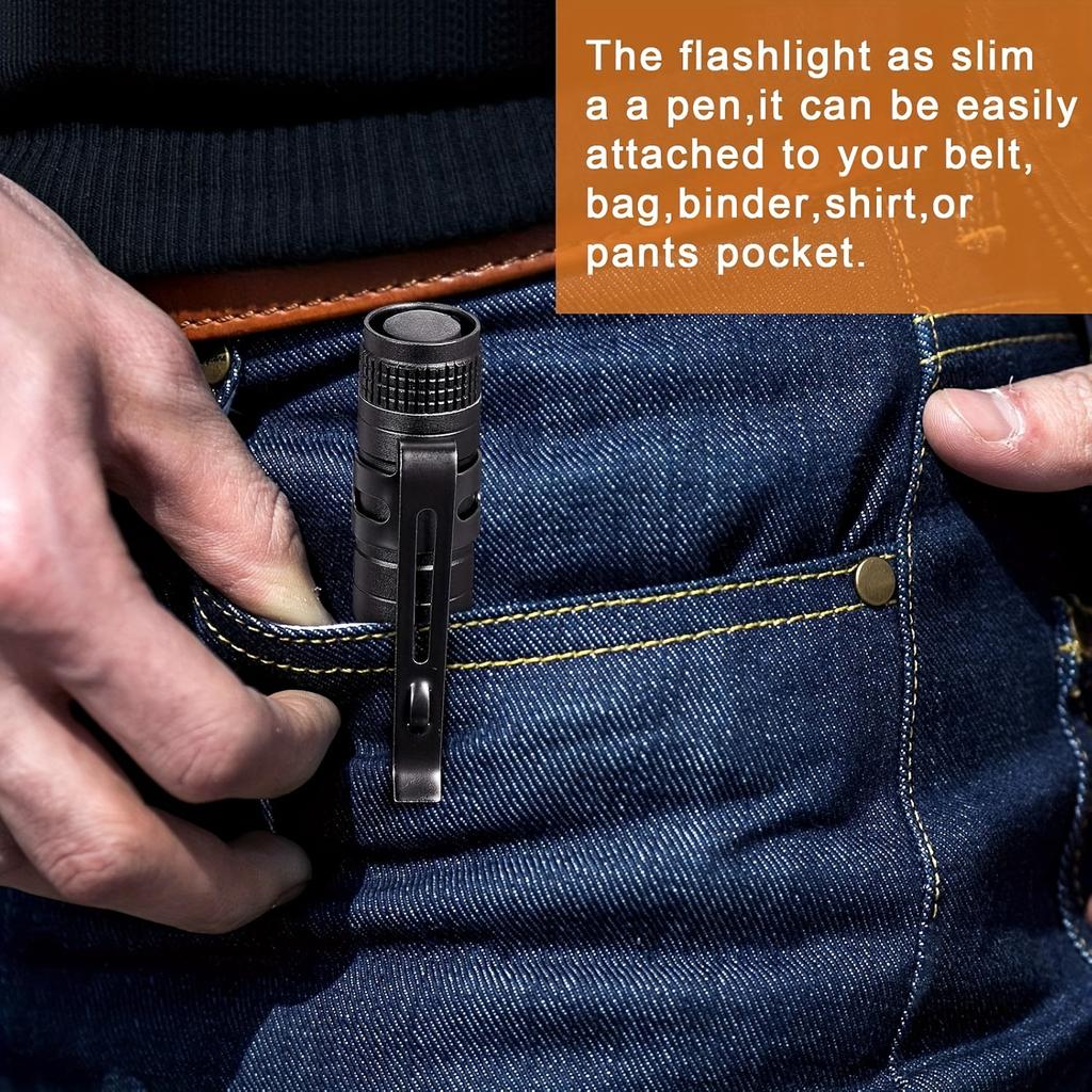 10 шт. Мини Портативный Светодиодный Фонарик-Ручка Супер Яркий Мастер Держит Фонарик Карманный Фонарик Кемпинг На Открытом Воздухе Аварийные Ситуации