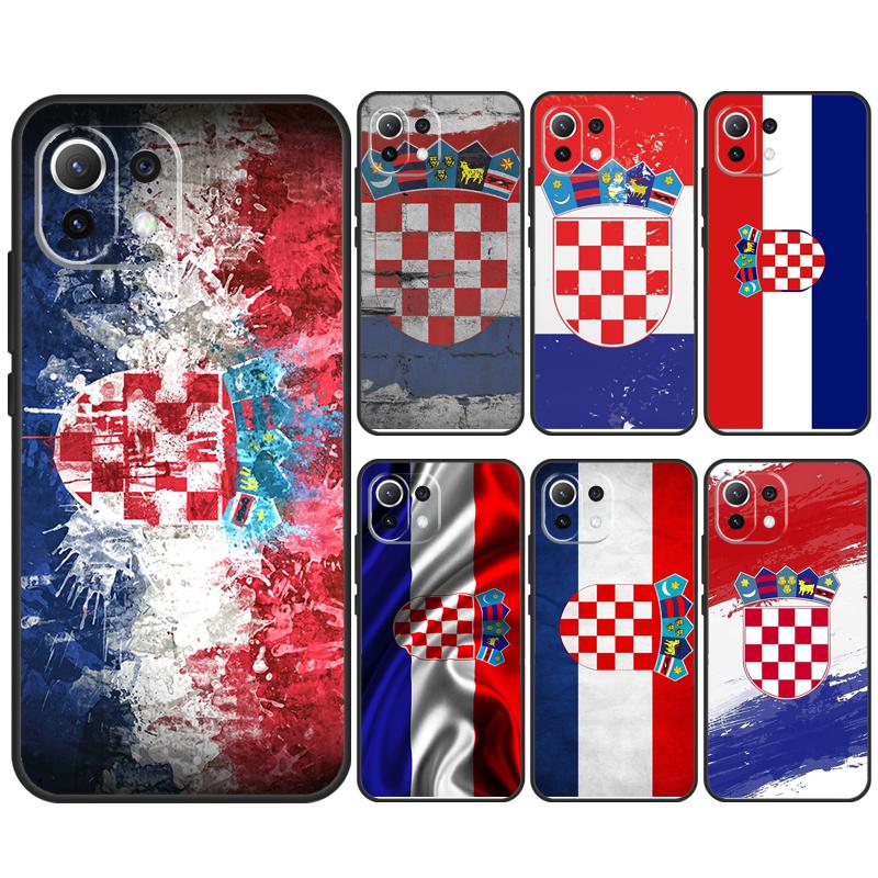 Croatia Flag Case For POCO X6 M6 Pro X5 X3 M5s F3 F5 Xiaomi 14 Ultra 12 13 Lite 11T 12T 13T Pro Cover